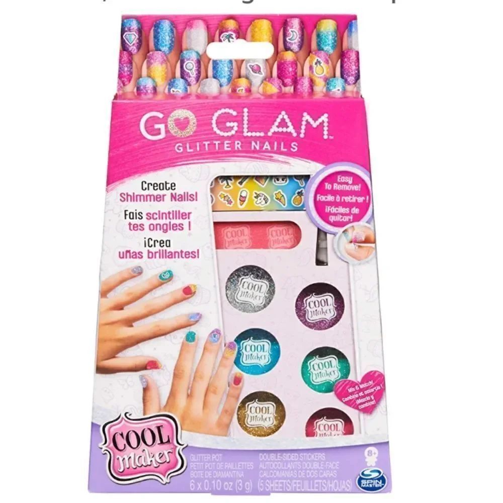 Cool Marker Go Glam Glitter Nails